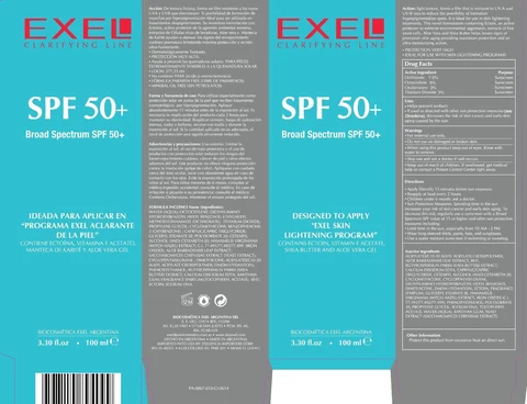 Clarifying Line Broad Spectrum SPF 50EXEL packaging