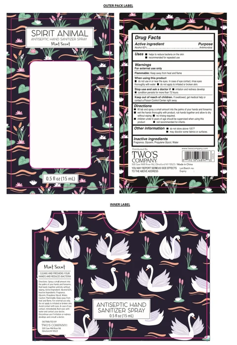 ANTISEPTIC HAND SANITIZERMINT SCENT 포장