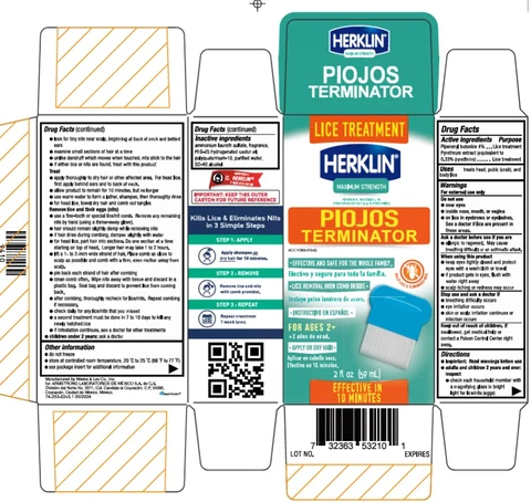 Lice Killing packaging