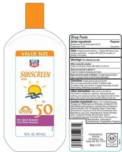 Rite Aid Sport Sunscreen packaging