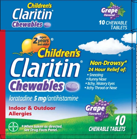 Claritin 포장
