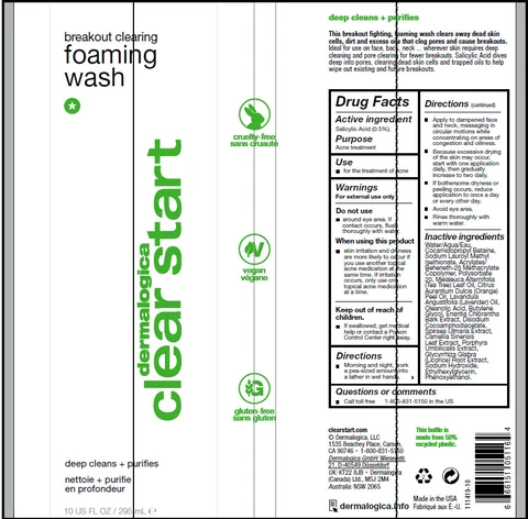 Breakout Clearing Foaming Wash packaging