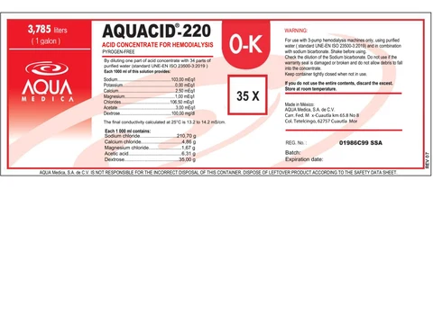 AQUACID-220 포장