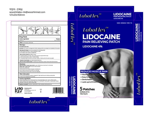 LABOFLEX Lidocaine Pain Relieving Patch packaging