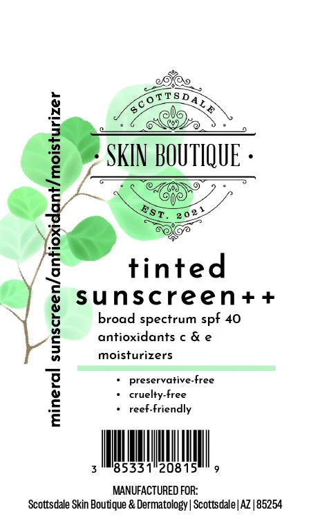 Tinted Sunscreen packaging