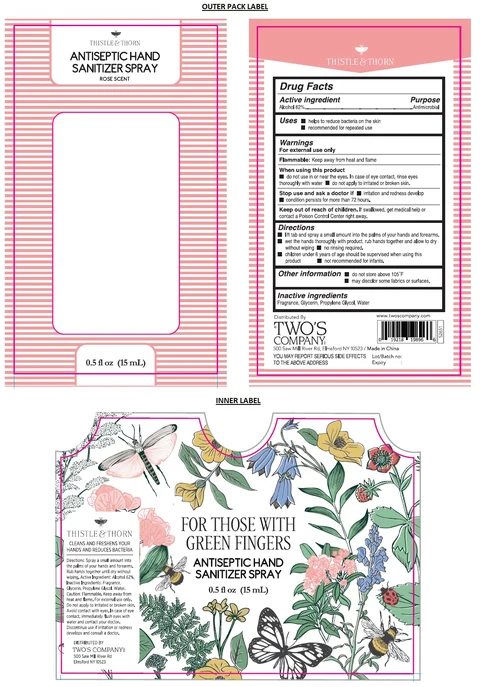 ANTISEPTIC HAND SANITIZERROSE SCENT 포장
