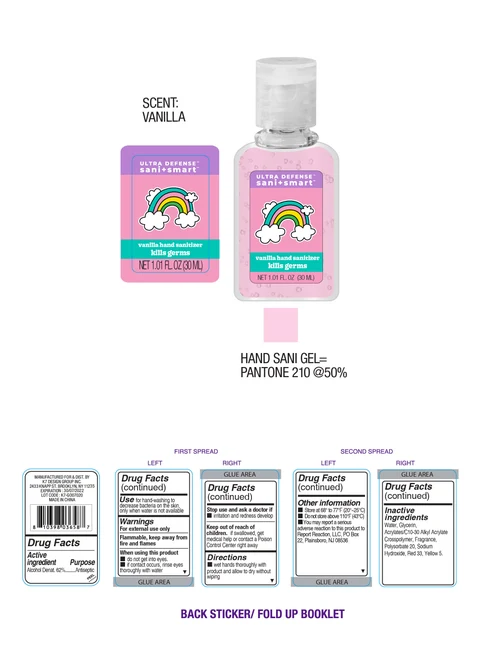 Ultra Defense Sani Smart Vanilla Hand Sanitizer 포장