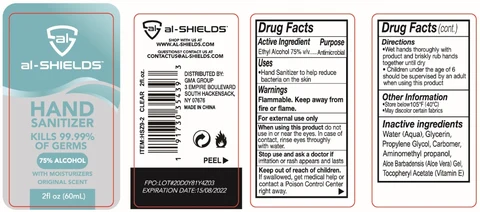 al-SHIELDS packaging