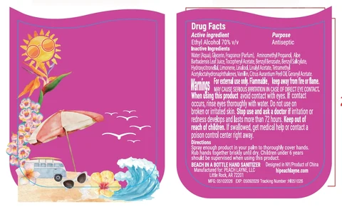Beach In A Bottle Hand Sanitizer 포장