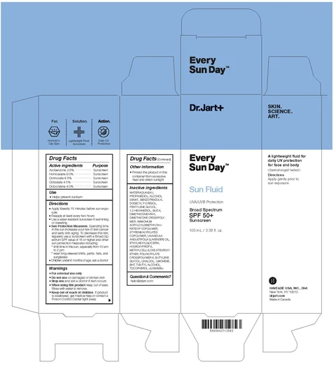 DR.JART EVERY SUN DAY SUN FLUID 포장