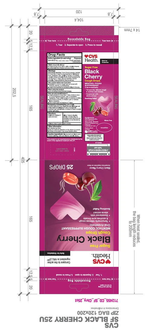 Black Cherry Cough Drops 포장
