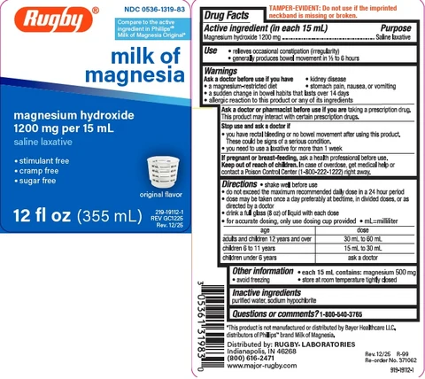 MILK OF MAGNESIA 포장