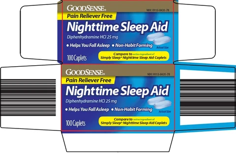 good sense nighttime sleep aid packaging