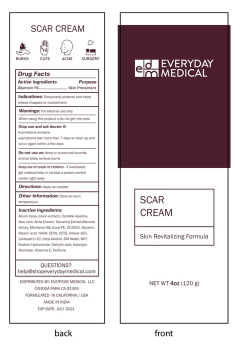 Scar Cream 포장