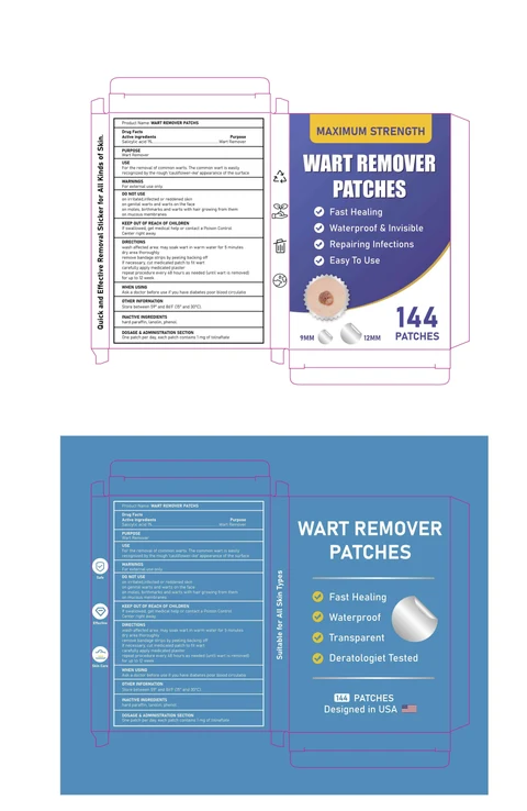 Wart Remover Patch packaging