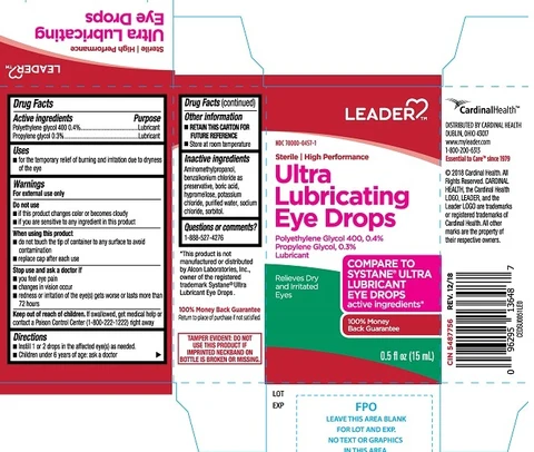 Leader Ultra Lubricating Eye Drops packaging
