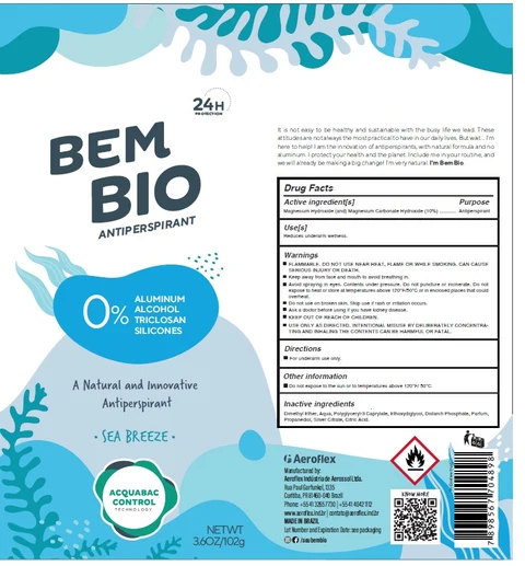 Bem Bio Antiperspirant sea breeze 포장