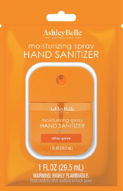 AshleyBelle Moisturizing Hand Sanitizer Citrus Grove 포장