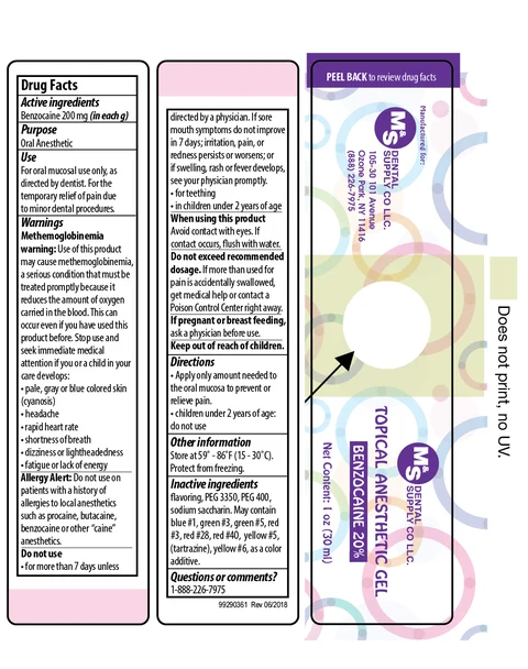 MS Topical Anesthetic 포장