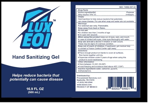 LUX EOI 500mL