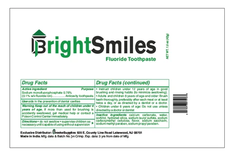 Bright Smiles packaging