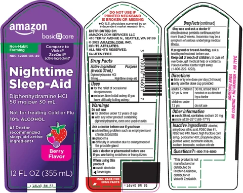 basic care nighttime sleep aid 포장