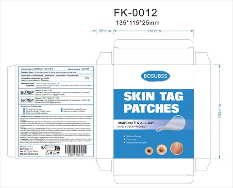 Skin Tag Patches packaging