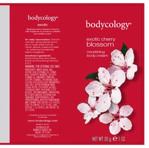BodycologyExotic Cherry Blossom Kit 포장