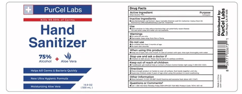Hand Sanitizer packaging