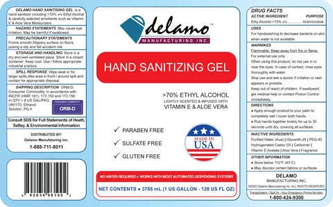 DelAmo Hand Sanitizing Gel 포장