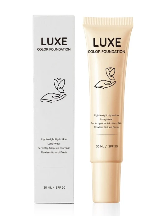 LUXE COLOR FOUNDATION packaging