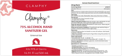 Hand Sanitizer packaging