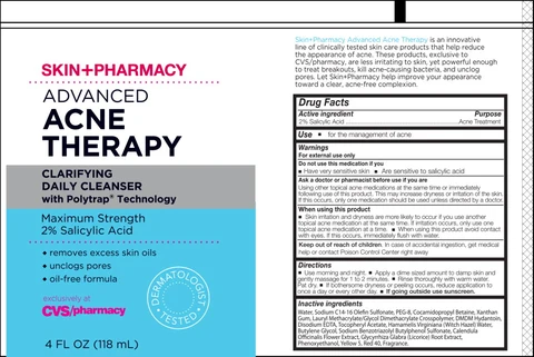 Principal Display Panel - Skin+Pharmacy Advanced Acne Therapy Kit Label