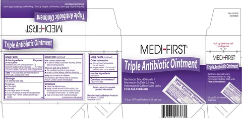 Triple Antibiotic packaging