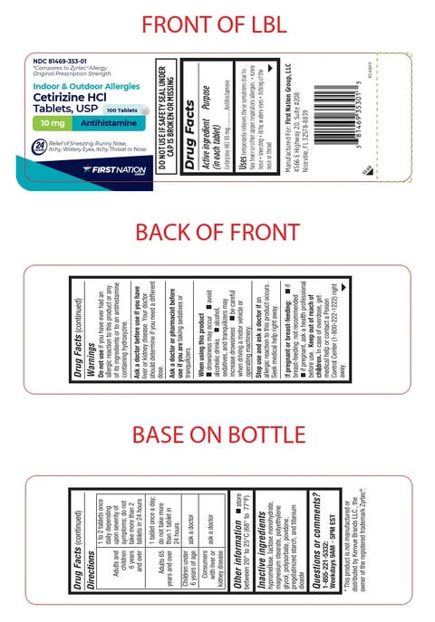 Cetirizine Hydrochloride 포장