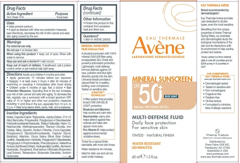 Avene Multi-Defense Fluid Tinted 포장