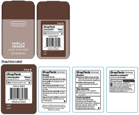 Smart Care VANILLA HEAVEN HAND SANITIZER 포장