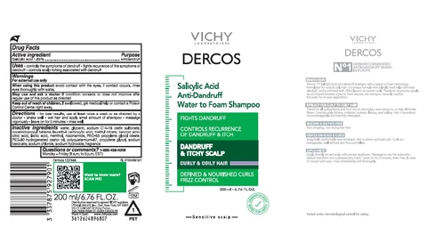 Vichy Laboratoires Dercos Salicylic Acid Antidandruff Water to Foam 포장