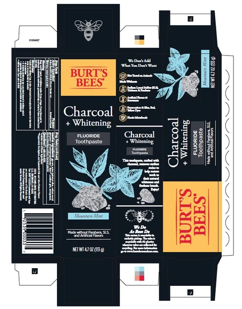 Burts BeesCharcoal Peppermint packaging