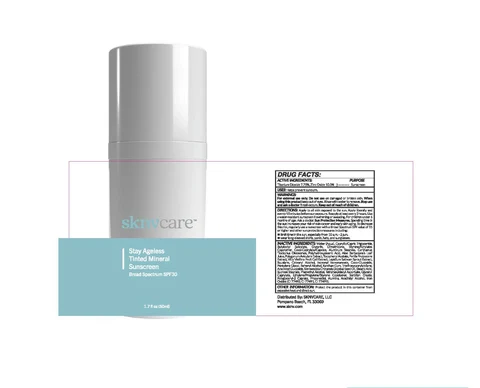 Stay Ageless Tinted Mineral Sunscreen Broad Spectrum SPF 30 packaging