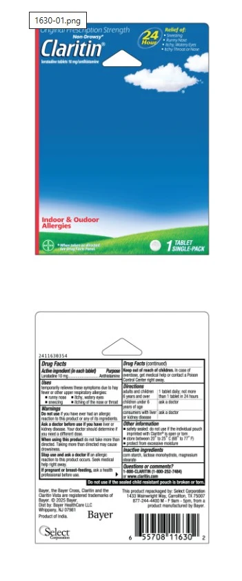 Claritin 포장