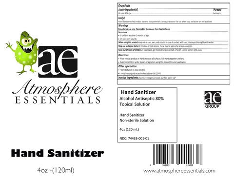 Hand Sanitizer packaging