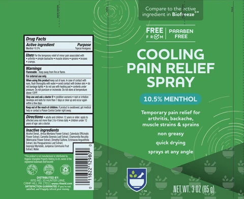 Rite Aid Cooling Pain Relief packaging