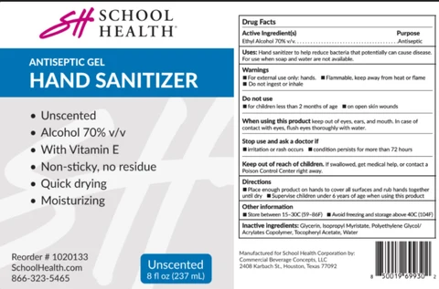 School Health Hand Sanitizer 포장