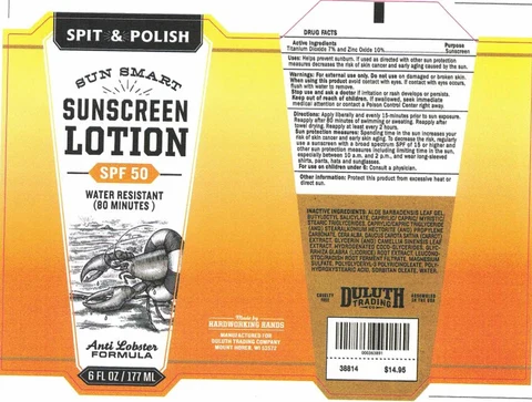 Spit and Polish Sun Smart Sunscreen packaging