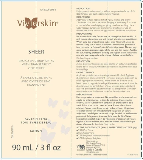 Sheer Broad Spectrum SPF45 포장
