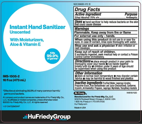 Instant Hand Sanitizer Unscented packaging