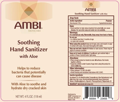 AMBI Soothing Hand sanitizer 포장