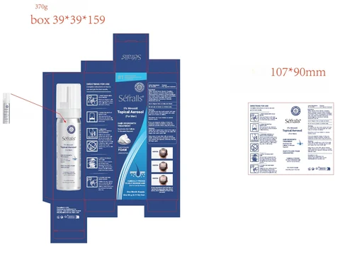 5% Minoxidil Hair Regrowth Foam 포장