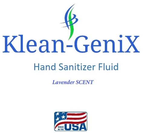 Klean GeniX Hand Sanitizer Fluid Lavender 포장
